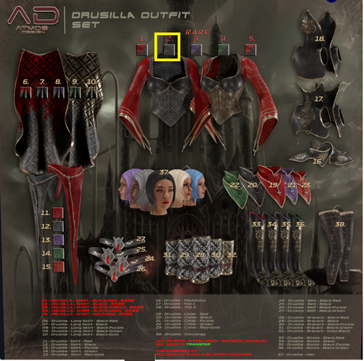 02 RARE - [AD] - DRUSILLA - SHIRT - BLACK - MAI
