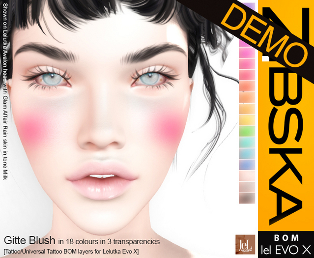 Zibska Evo X ~ Gitte Blush Demo