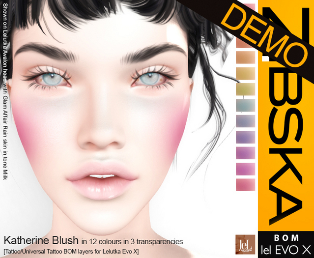 Zibska Evo X ~ Katherine Blush Demo