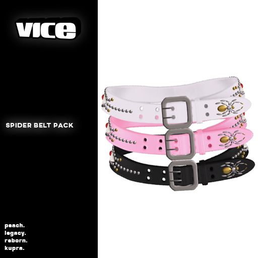 VICE. Jona Spider Stud Belt "Exclusive Bundle"