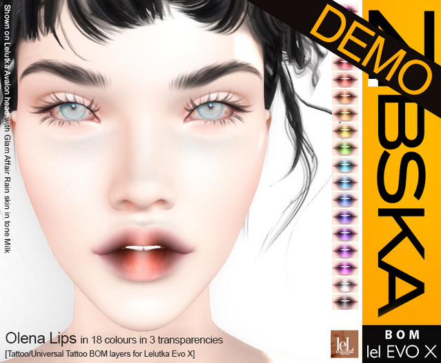 Zibska Evo X ~ Olena Lips Demo