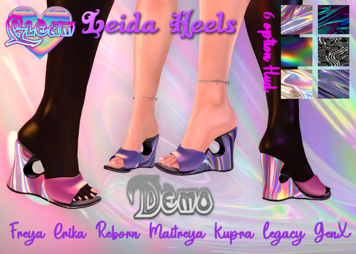 DEMO GLEAM: Leida Heels