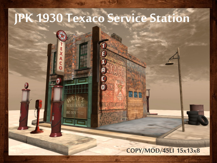 **JPK 1930 Texaco Service Station BOX