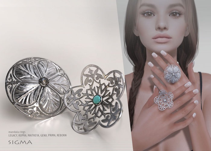 SIGMA Mandala rings 