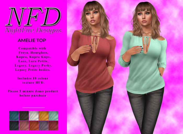 [NFD] Ladies Amelie Top Demo