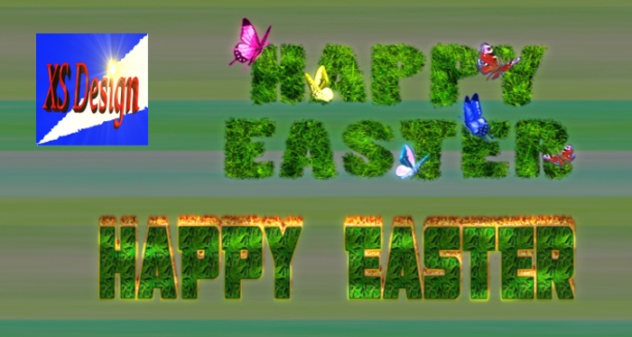 XSD_1prim HAPPY EASTER SIGNS Set (boxed)