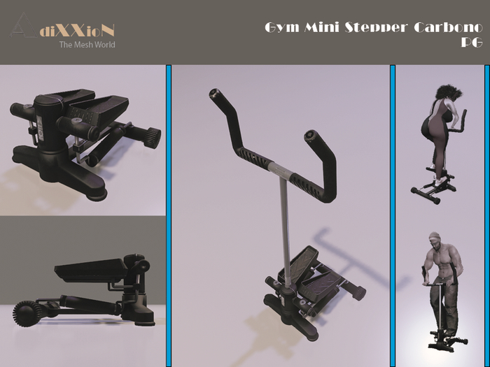Gym Mini Stepper Carbono