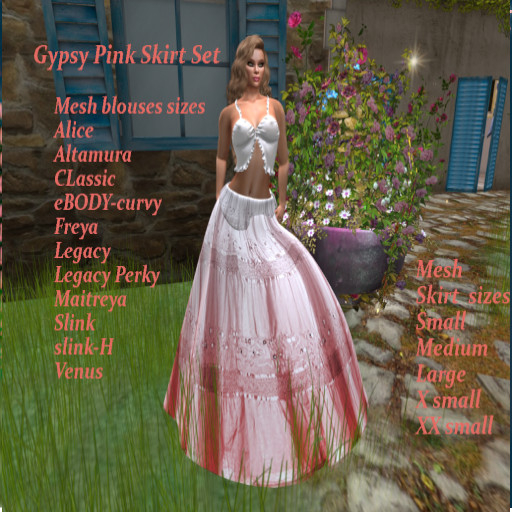 Gypsy Pink Skirt Set