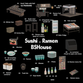 BSHouse "SUSHI-RAMEN" FULLSET +ULTRARARE+RARE