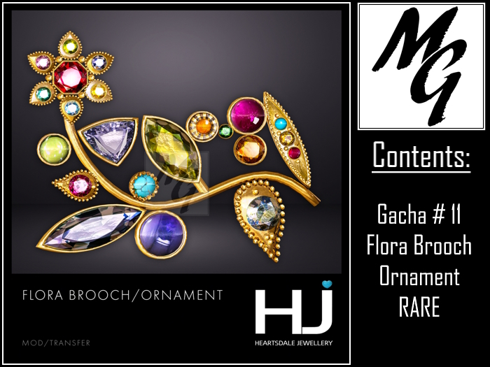 11. [HJ] Flora Brooch/Ornament RARE