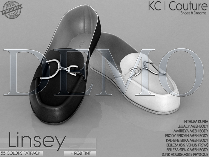 *DEMO* -KC- LINSEY LOAFERS / 55 COLORS FATPACK