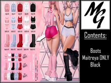 15. Lempika.Nice doll Boots (Maitreya) - Black