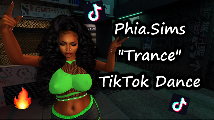 Phia.Sims Trance TikTok Dance Animation