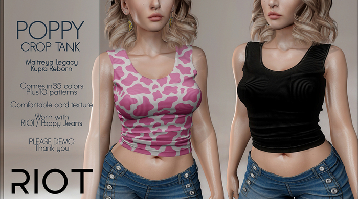 RIOT / Poppy Tank - Fatpack