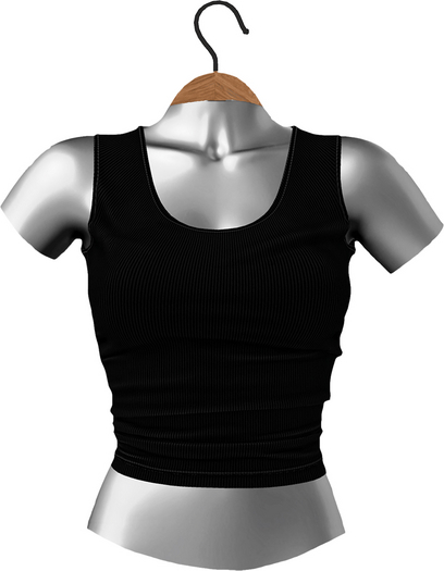 RIOT / Poppy Tank - Black