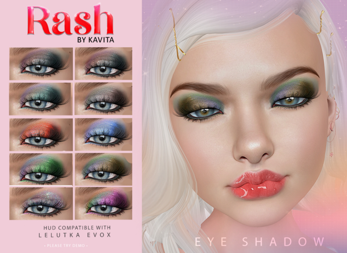 ☆ KC RASH  ☆  EYEshadow 3# for Lelutka Evox 