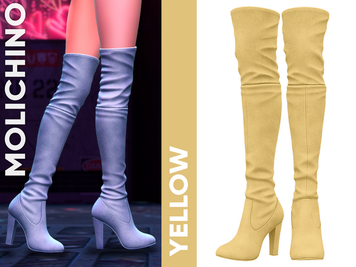 MOLICHINO PRIMA BOOTS - YELLOW
