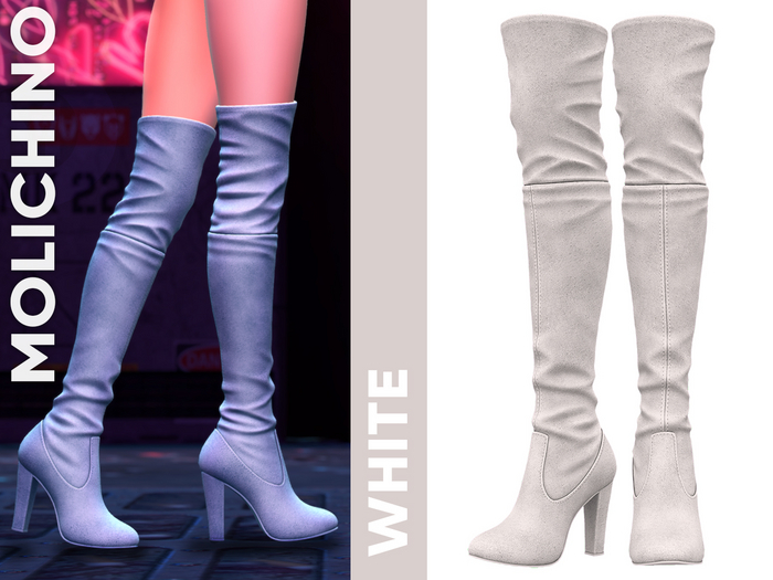 MOLICHINO PRIMA BOOTS - WHITE