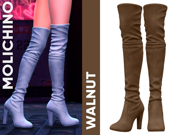 MOLICHINO PRIMA BOOTS - WALNUT