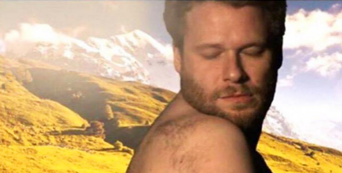 Seth Rogen Laugh Gesture