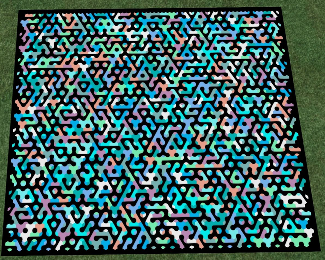 truchet tiles hex