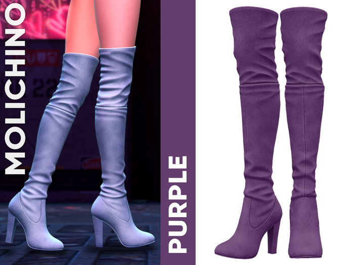 MOLICHINO PRIMA BOOTS - PURPLE