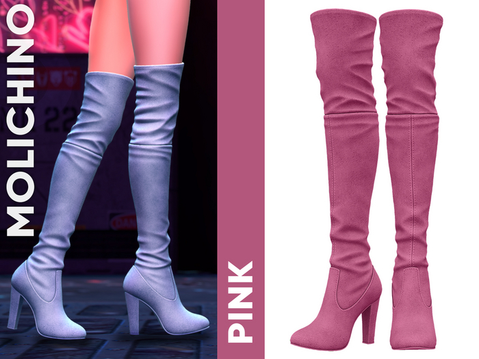 MOLICHINO PRIMA BOOTS - PINK