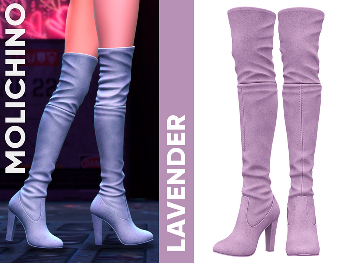 MOLICHINO PRIMA BOOTS - LAVENDER