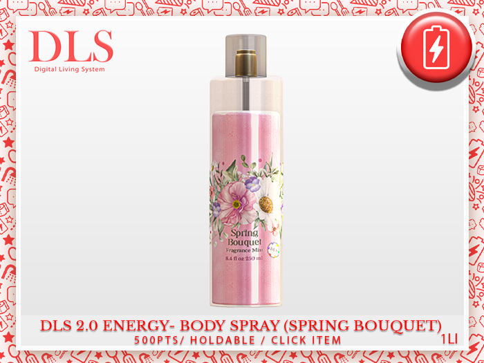 DLS Energy 2.0 - Body Spray (Spring Bouquet)