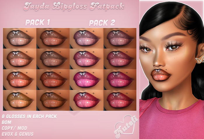 Kuteli // Jayda Lipgloss [Pack1]