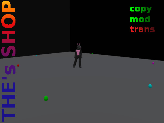 THE's easter eggs on the floor