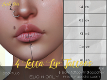 Little Star : 4 Letta Lips Pack 2 [EVOX]