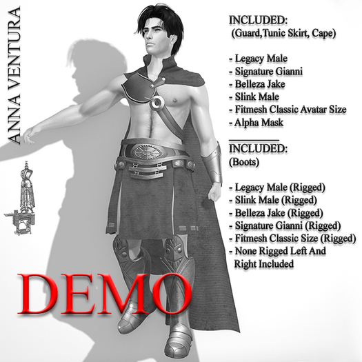 A.V. _ Outfit brave warrior_ Tiberius _DEMO