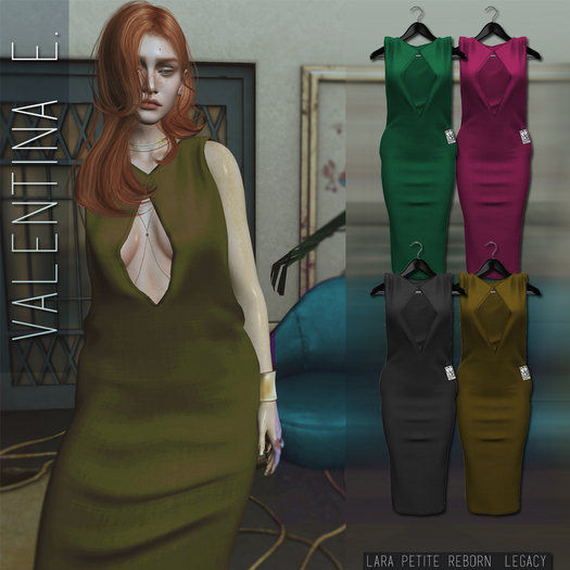 Valentina E. Column Dress FATPACK