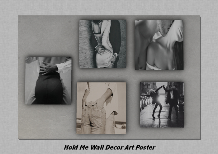 Hold Me Wall Decor Art Poster-full perm art textures