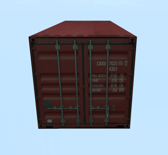 Container Red Industry HW8