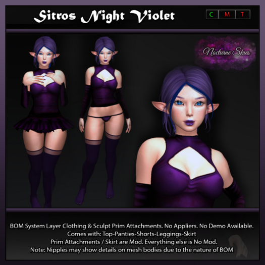 .:.Nocturne Skies.:. Sitros Night Violet