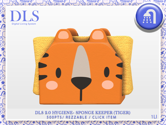 DLS Hygiene 2.0 - Sponge Keeper (Tiger)
