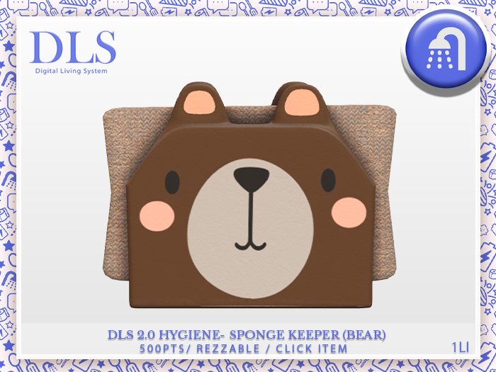 DLS Hygiene 2.0 - Sponge Keeper (Bear)