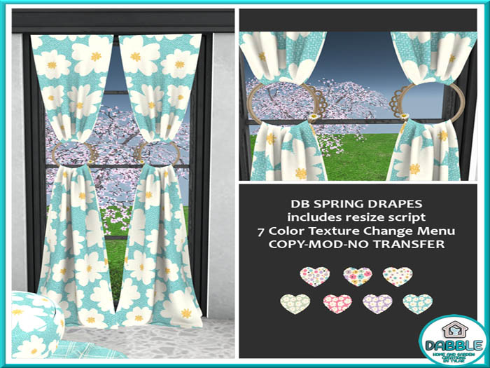 DB SPRING DRAPES  add me