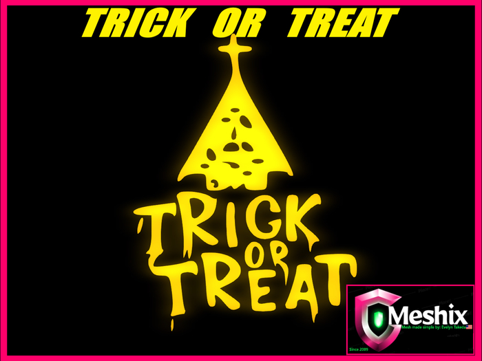 Halloween trick or treat1  (3prims/3D mesh design)