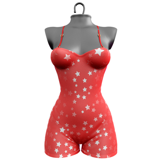 Romper By: Stela Romper Red