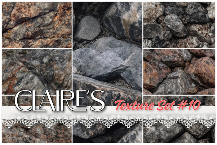 [Claire's] Texture Set #10 - Full Perm - Rocks