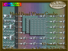 Metal Bead Weave Combo Seamless Texture Bundle
