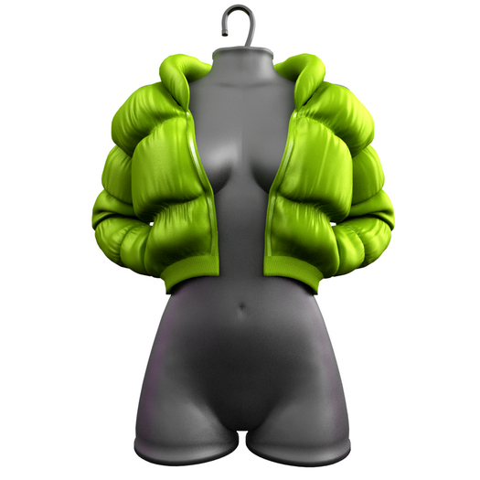 Jacket Puffer By: .BF. Sharon Jacket Puffer Lime