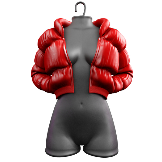 Jacket Puffer By: .BF. Sharon Jacket Puffer Red