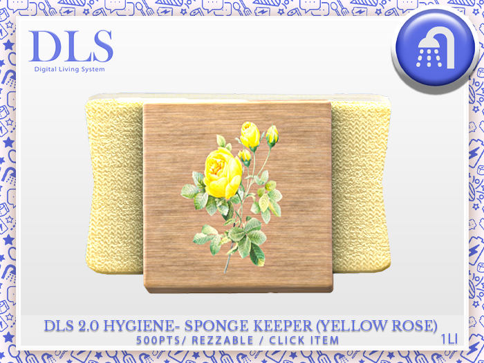 DLS Hygiene 2.0 - Sponge Keeper (Yellow Rose)