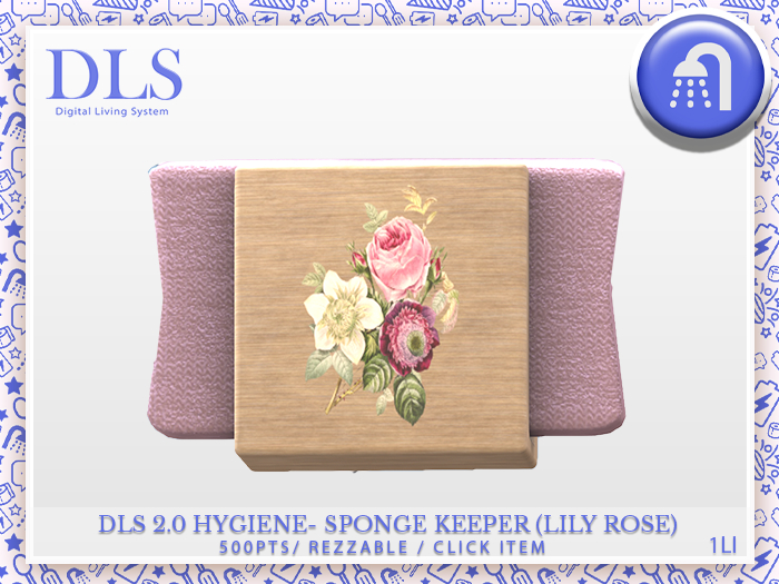 DLS Hygiene 2.0 - Sponge Keeper (Lily Rose)