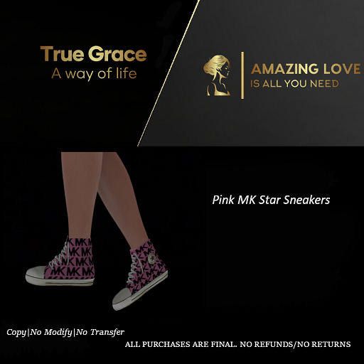 Pink MK Star Sneakers - Maitreya