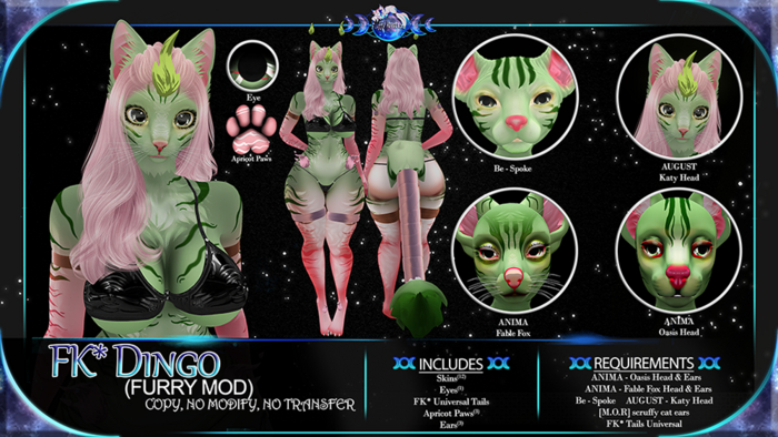 FK* Dingo ☾☾Watermelon☽☽ ☾☾Furry Mod☽☽ ☾☾BOM☽☽